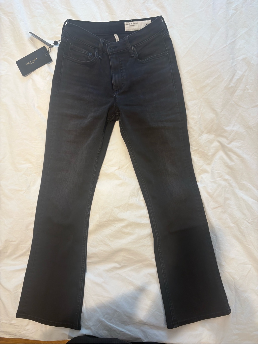 Rag & Bone Women’s Dark Grey Bootcut Jeans - New With Tag - Size 25